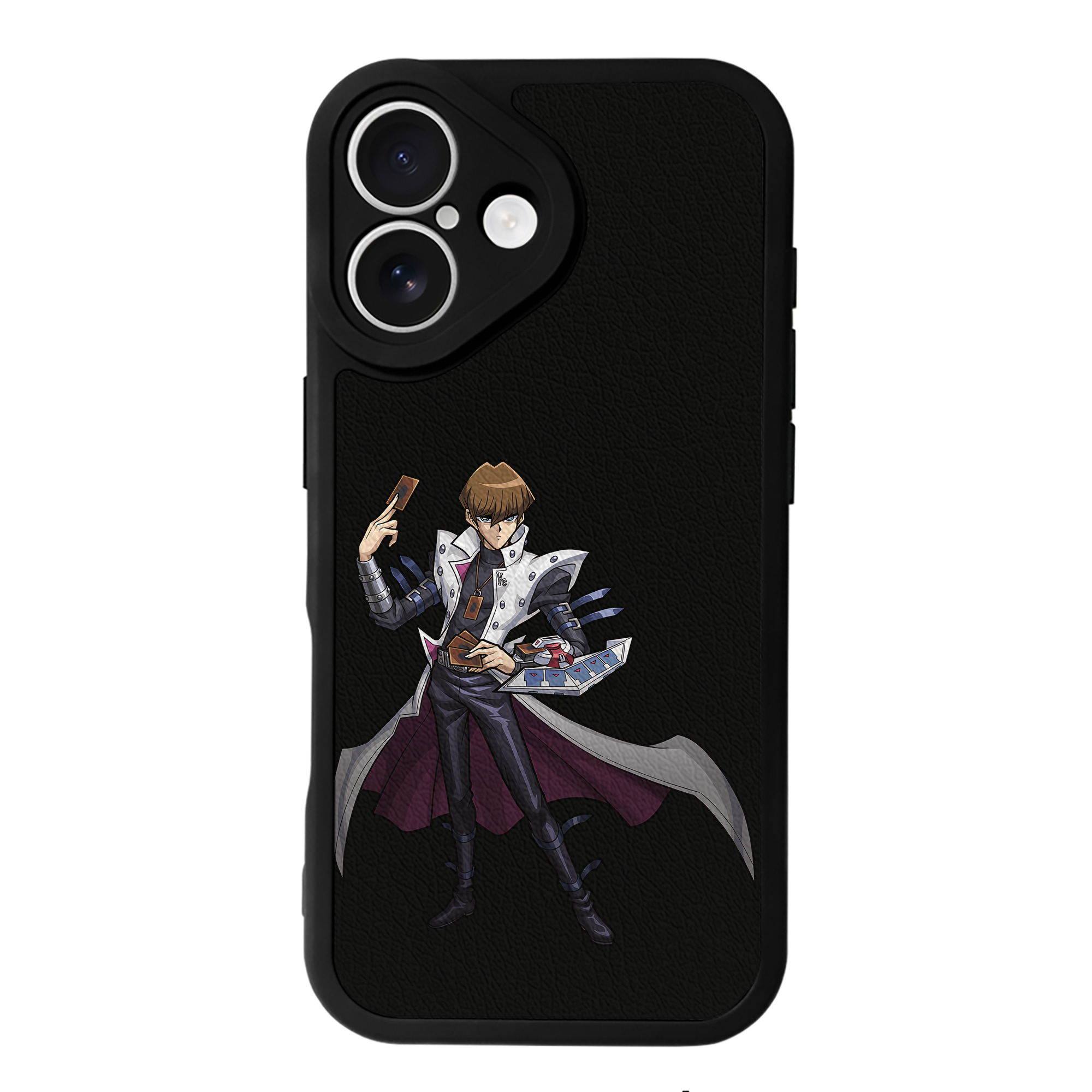 遊☆戯☆王 Yu-Gi-Oh! 【iPhone 16シリーズ対応】シリコンスマホケース（レザー調） 材質：シリコン